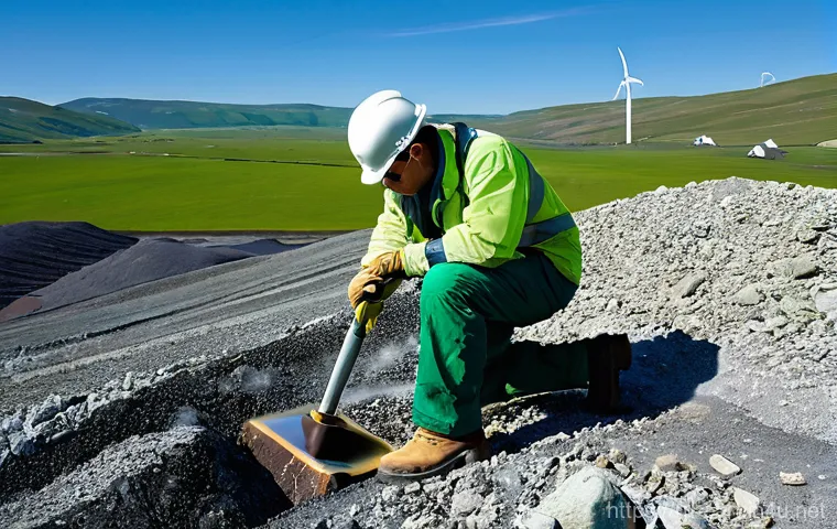 지구과학자 근무지 선택 팁 - **Prompt 1: Green Energy Geologist in the Field**
"A realistic and dynamic image of a male geolo...