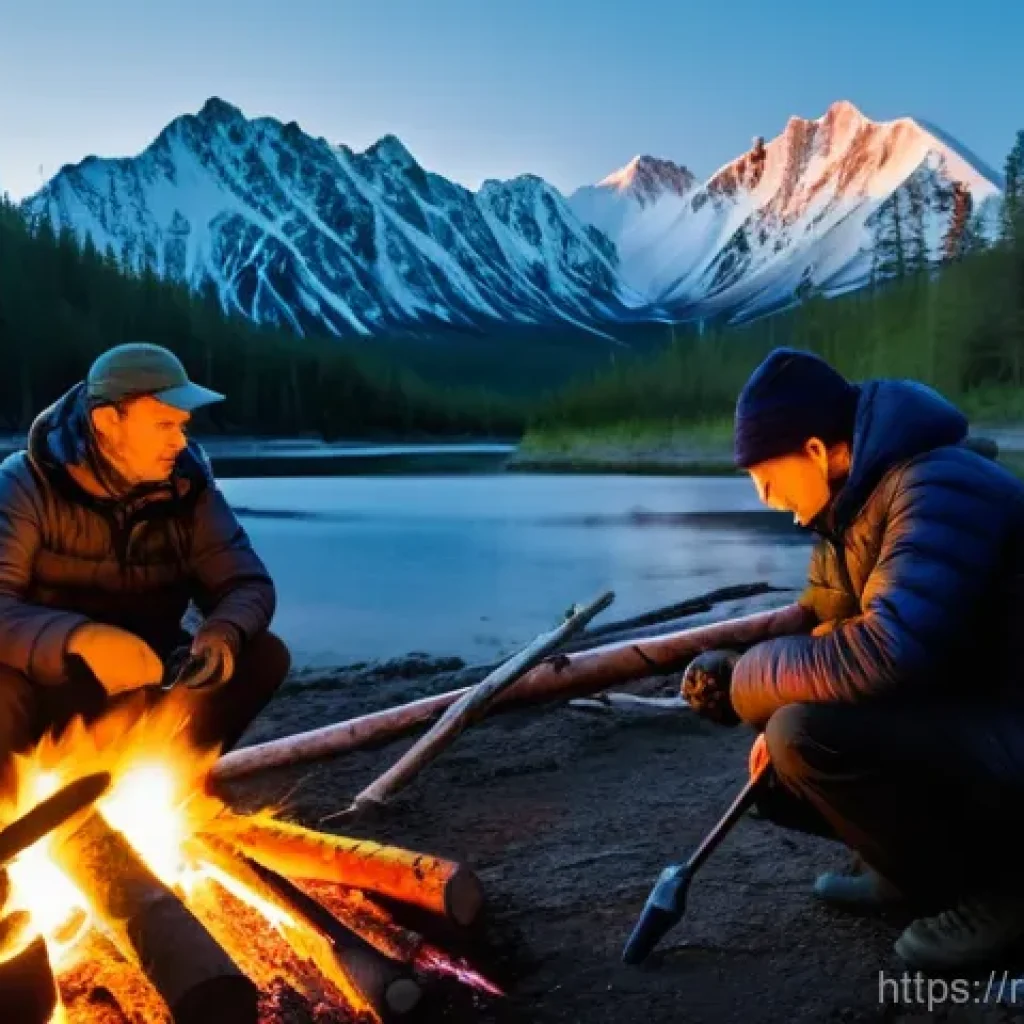 지구과학자 경력 관리 - **Prompt:** "A group of Russian geologists, both male and female, in their late 20s to 40s, are gath...