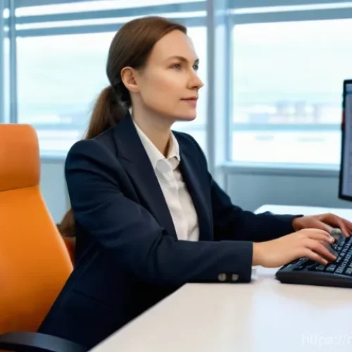 지구과학자 기업 연구직 지원 방법 - **Prompt:** "A modern Russian geoscientist, a woman in her late 30s, dressed in smart business casua...